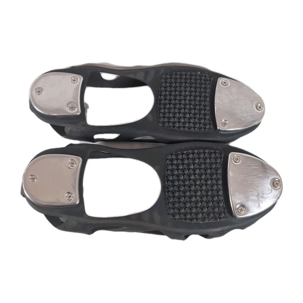 One Pair TAPfit Slip-On Taps Women’s LARGE (Size 8+) Black, Stainless Steel - Picture 2 of 7